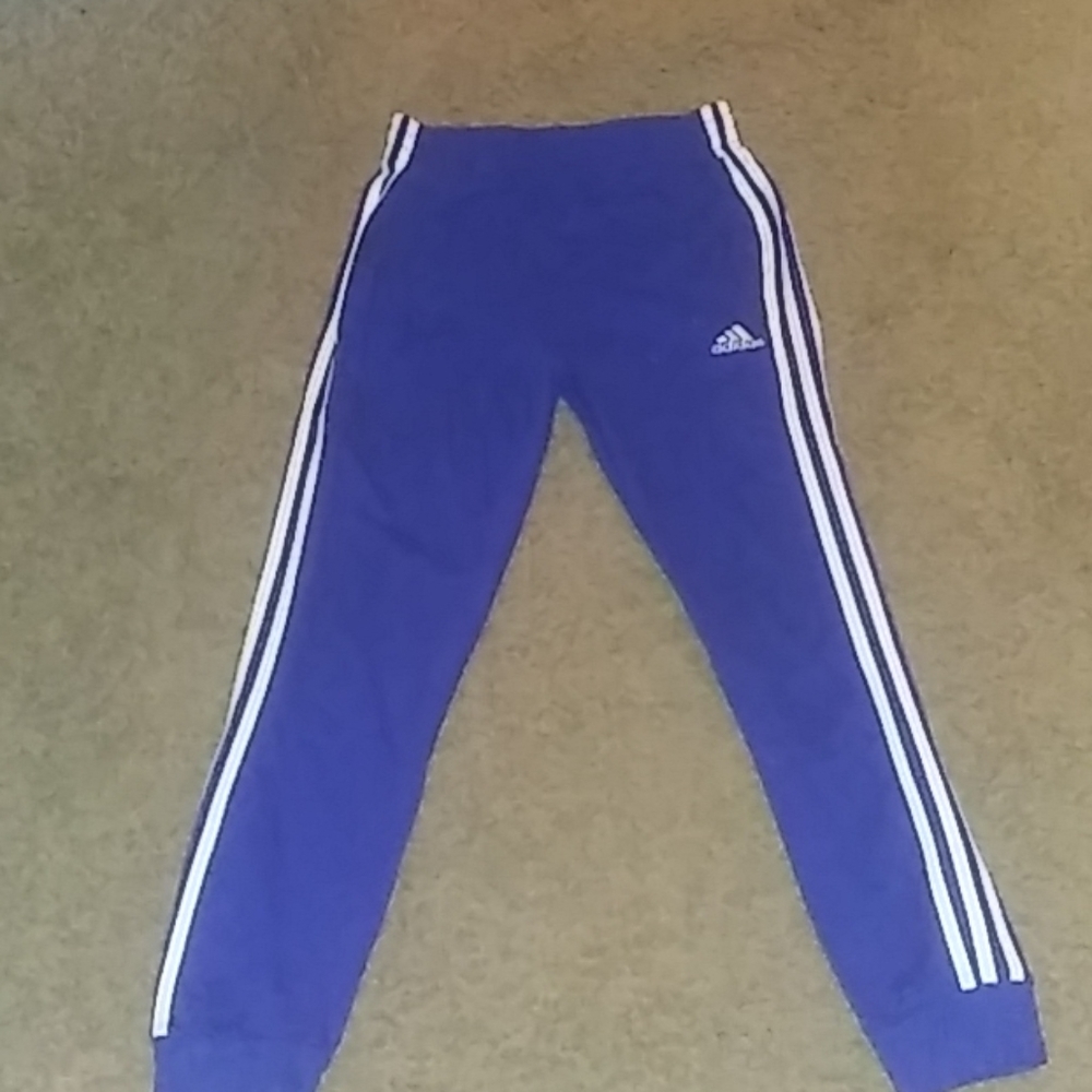 Blue Adidas pants